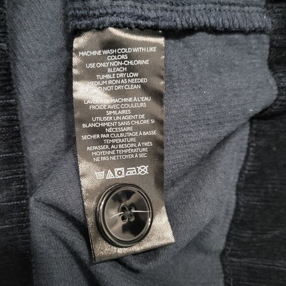 Maeve by Anthropologie Collette Corduroy Pencil Skirt sz M Navy patch pockets - Picture 7 of 12